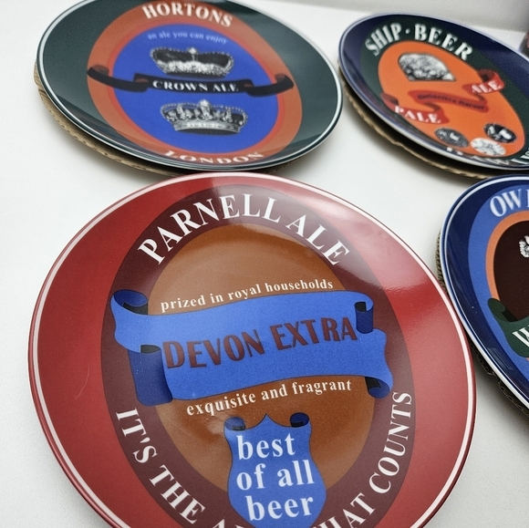 Owens Welsh Ale plate set boxed - Picture 5 of 11